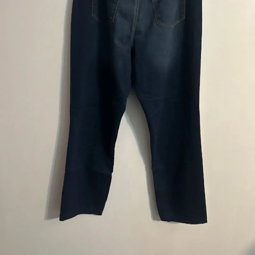 Bandolino Amy 5 pocket straight denim jeans, size 16